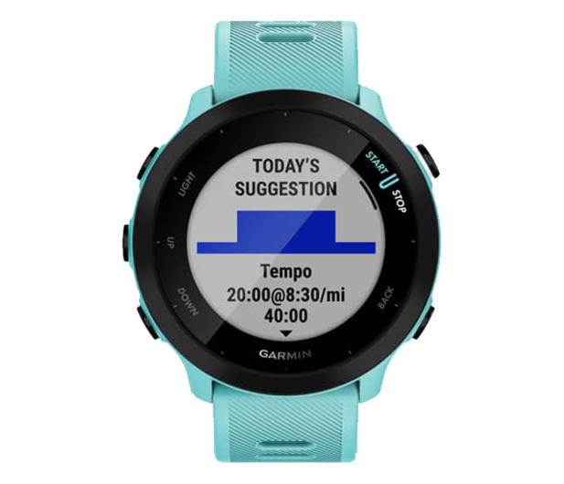 GARMIN Forerunner 55 42 mm GPS Turkusowy (010-02562-12) - 658941 - zdjęcie 2